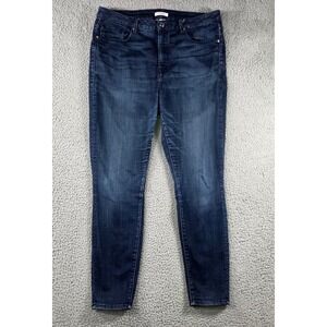 GOOD AMERICAN Jeans Women 18 Good Legs High Rise Skinny Stretch Dark Wash Denim